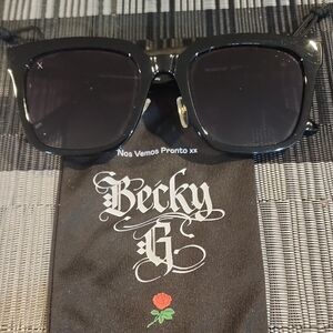 Becky G Black Sunglasses